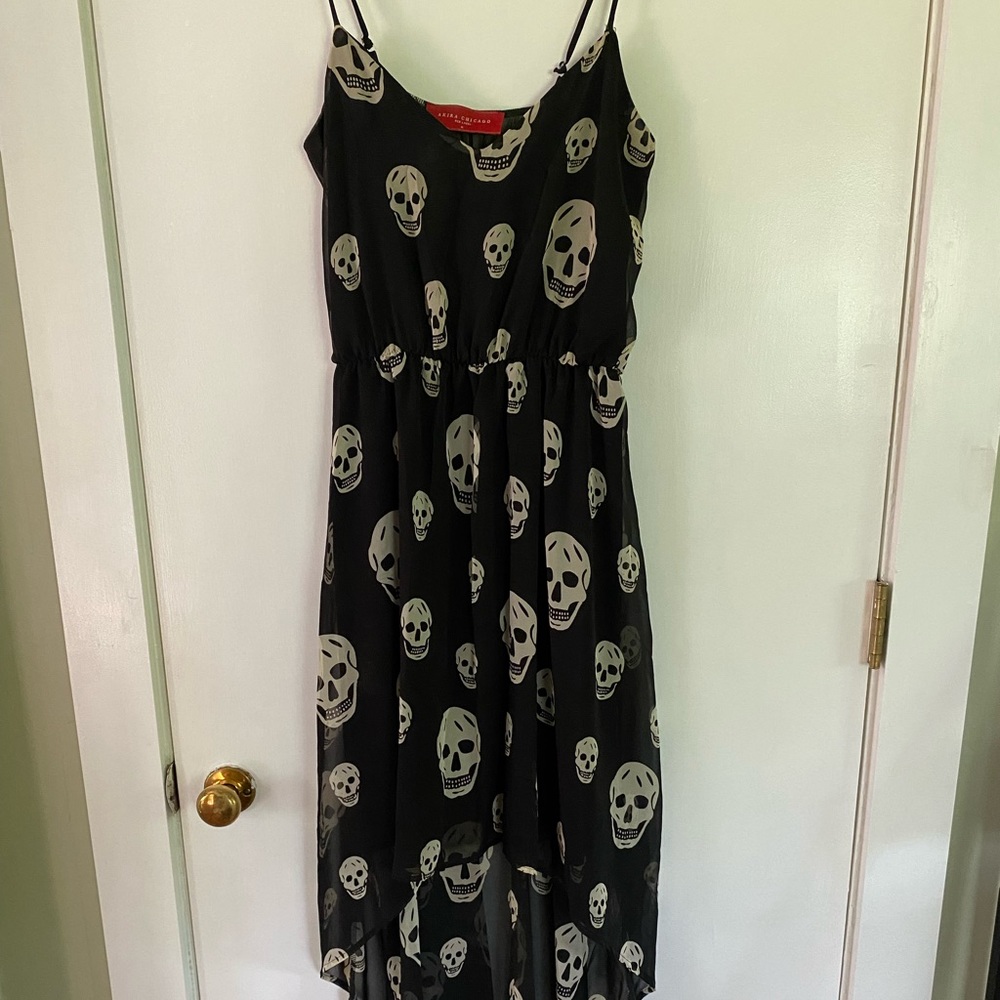 hi-low Skull dress, Akira Chicago
